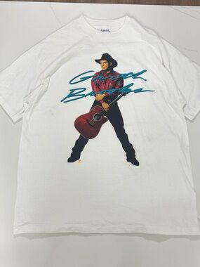 🤠 Vintage 90s Garth Brooks Graphic Tee – Made in USA (XL)